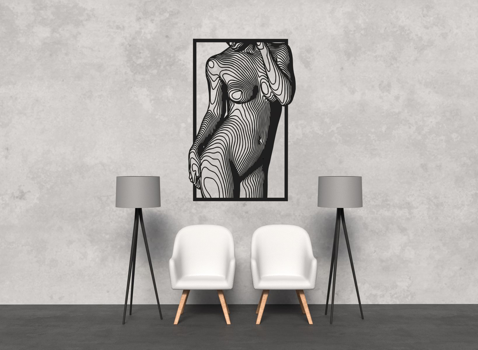 Artystyczne dekoracje na ścianę