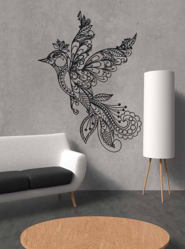 Nowoczesny metalowy obraz z motywem zwierzęcia